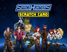 Space Hunters Halloween Scratch Card